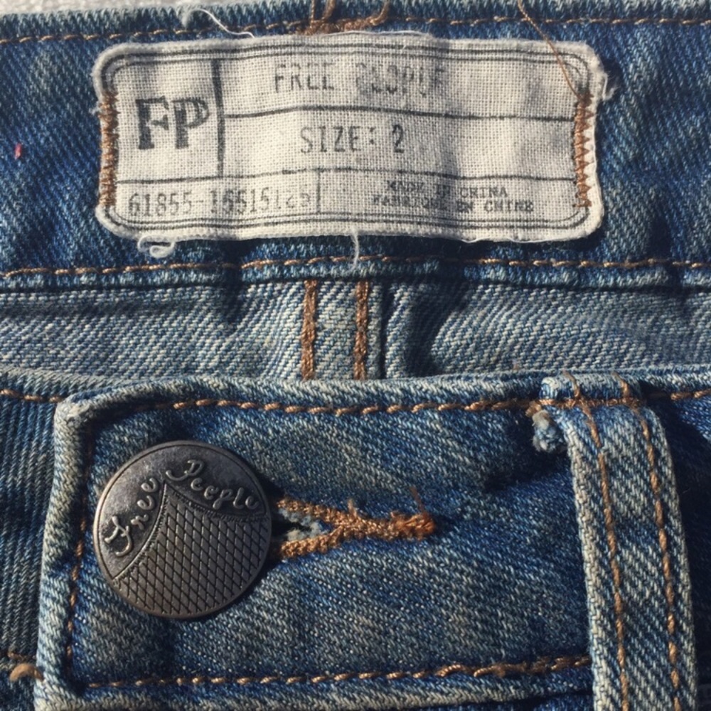 Free people jean skirt - Picture 3 of 5